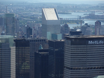 Blick vom Empire State Building auf Citicorp Center