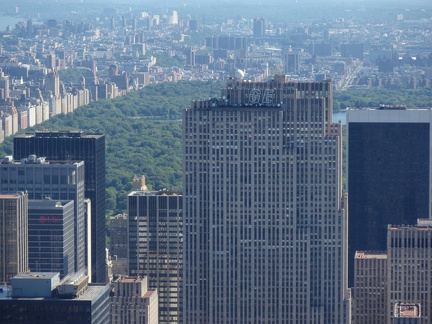Blick vom Empire State Building auf Teil vom Central Park