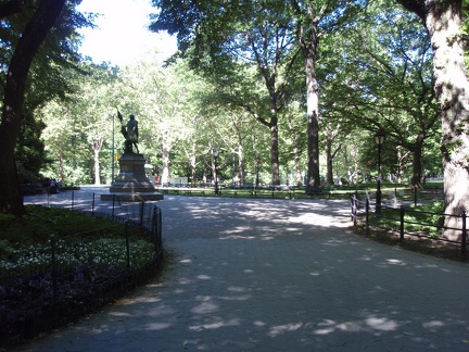 Statue im Central Park