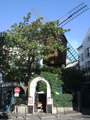 Montmartre-Viertel mit Windmühle