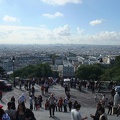 Blick von Sacré-Cœur auf Paris