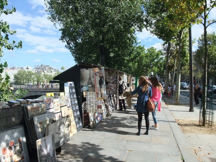 Büchermarkt an der Seine