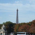 Eiffelturm vom Place de la Concorde aus