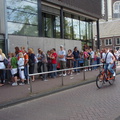 Warteschlange vor Anne-Frank-Haus