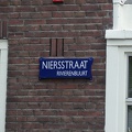 Straßenschild Nierstraat