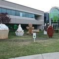 Android Statues auf dem Googleplex