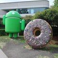 Android Statues auf dem Googleplex