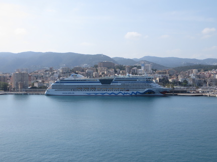 Aussicht auf Hafen Palma
