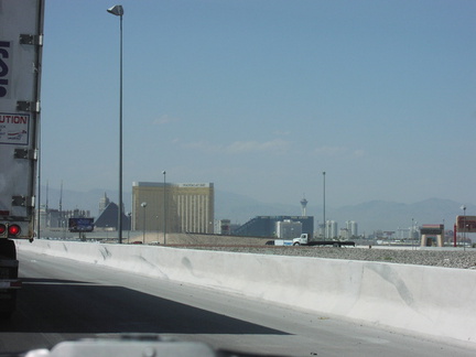 Erster Blick auf Las Vegas