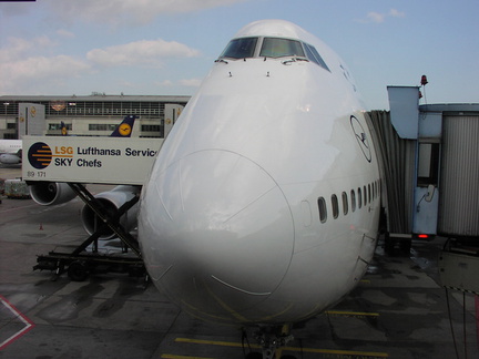 Boeing 747-400, Direktflug von FRA nach LA