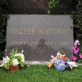Westwood Cemetery, Walter Matthau
