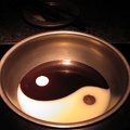 Melting Pot:Schokoladenfondue "Yin Yang"